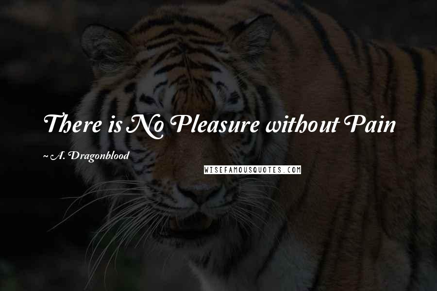 A. Dragonblood Quotes: There is No Pleasure without Pain