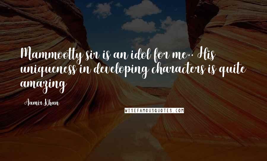 Aamir Khan Quotes: Mammootty sir is an idol for me.. His uniqueness in developing characters is quite amazing