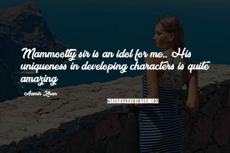 Aamir Khan Quotes: Mammootty sir is an idol for me.. His uniqueness in developing characters is quite amazing