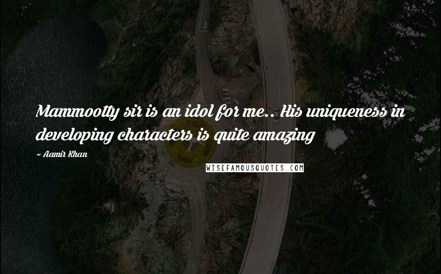 Aamir Khan Quotes: Mammootty sir is an idol for me.. His uniqueness in developing characters is quite amazing