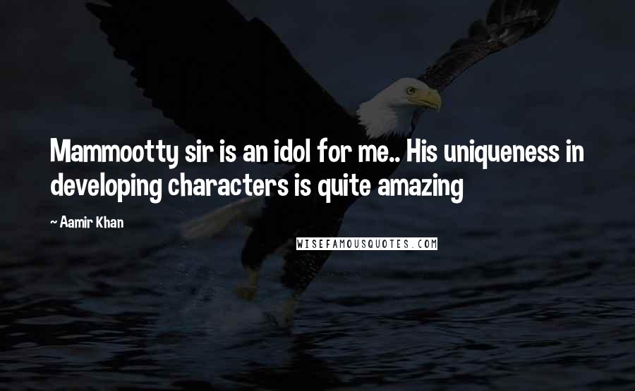 Aamir Khan Quotes: Mammootty sir is an idol for me.. His uniqueness in developing characters is quite amazing