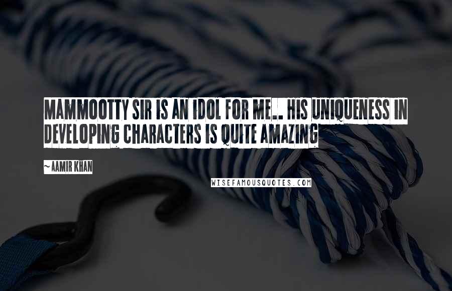 Aamir Khan Quotes: Mammootty sir is an idol for me.. His uniqueness in developing characters is quite amazing