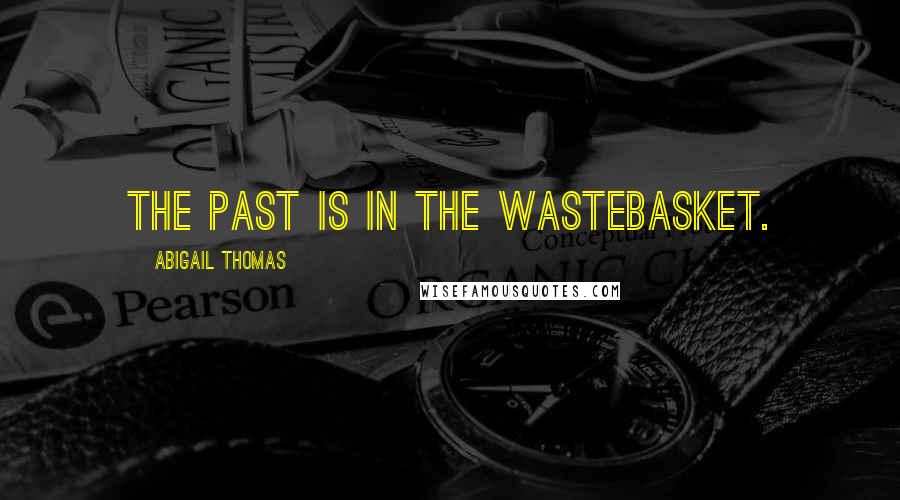 Abigail Thomas Quotes: The past is in the wastebasket.