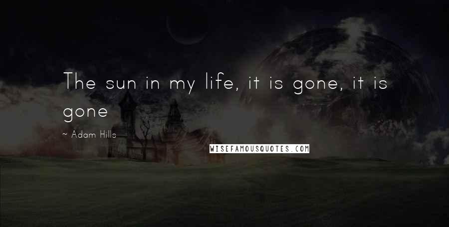 Adam Hills Quotes: The sun in my life, it is gone, it is gone