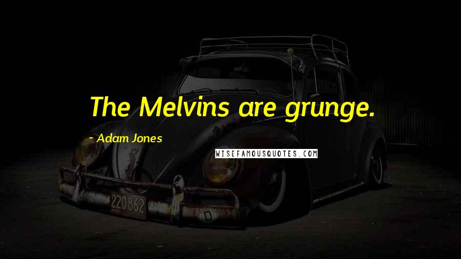 Adam Jones Quotes: The Melvins are grunge.