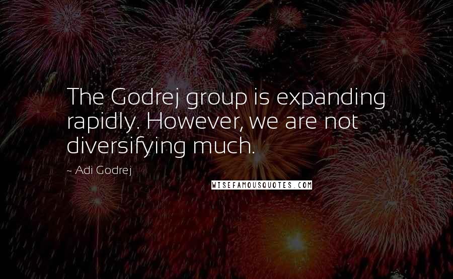 Adi Godrej Quotes: The Godrej group is expanding rapidly. However, we are not diversifying much.