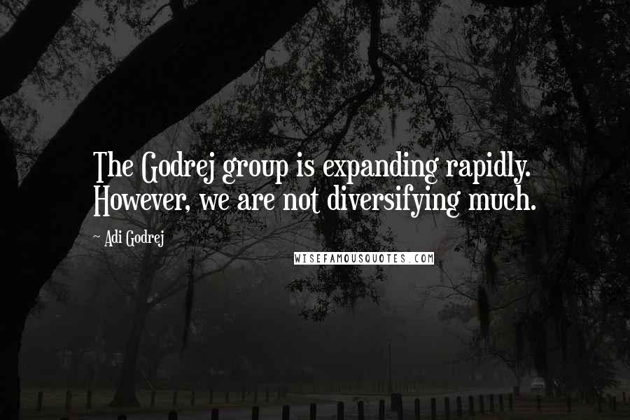 Adi Godrej Quotes: The Godrej group is expanding rapidly. However, we are not diversifying much.