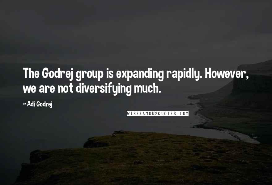 Adi Godrej Quotes: The Godrej group is expanding rapidly. However, we are not diversifying much.