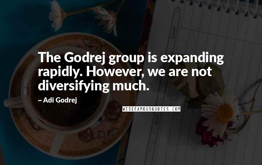 Adi Godrej Quotes: The Godrej group is expanding rapidly. However, we are not diversifying much.