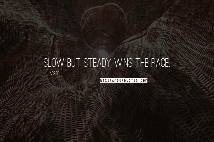 Aesop Quotes: Slow but steady wins the race.