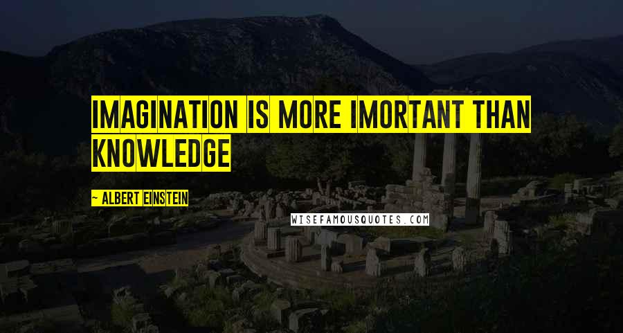 Albert Einstein Quotes: Imagination is more imortant than Knowledge