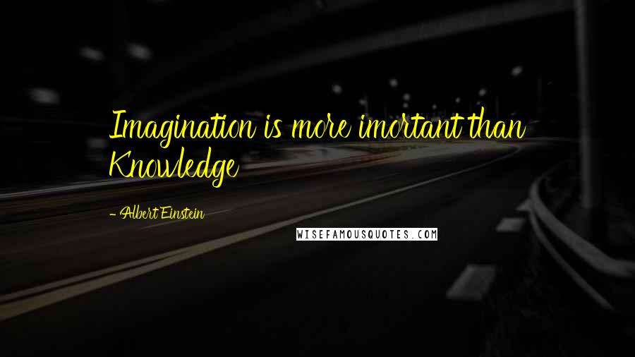 Albert Einstein Quotes: Imagination is more imortant than Knowledge