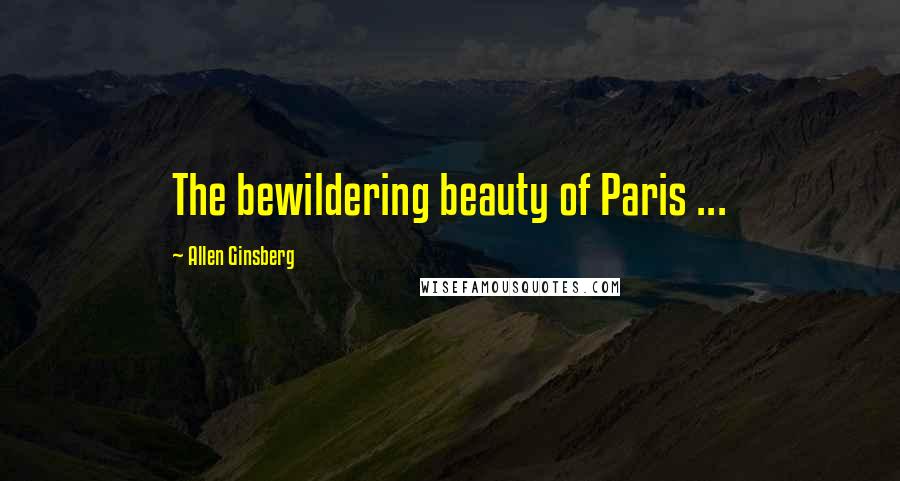 Allen Ginsberg Quotes: The bewildering beauty of Paris ...