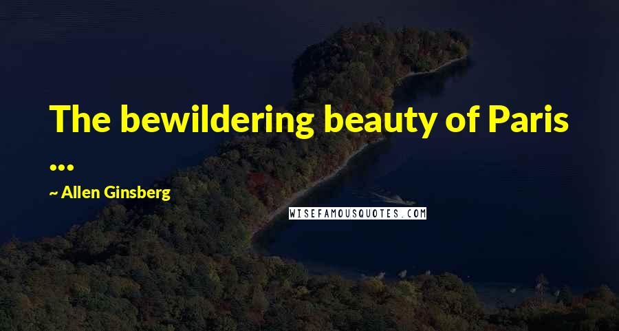 Allen Ginsberg Quotes: The bewildering beauty of Paris ...