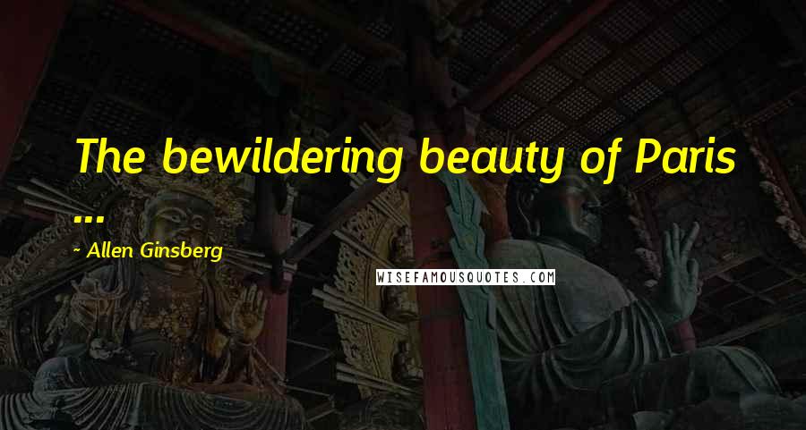 Allen Ginsberg Quotes: The bewildering beauty of Paris ...