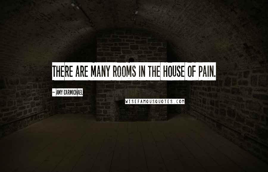 Amy Carmichael Quotes: There are many rooms in the House of Pain.