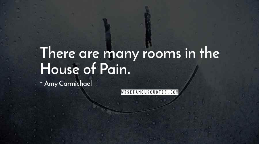 Amy Carmichael Quotes: There are many rooms in the House of Pain.