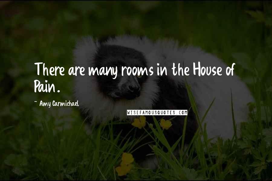 Amy Carmichael Quotes: There are many rooms in the House of Pain.