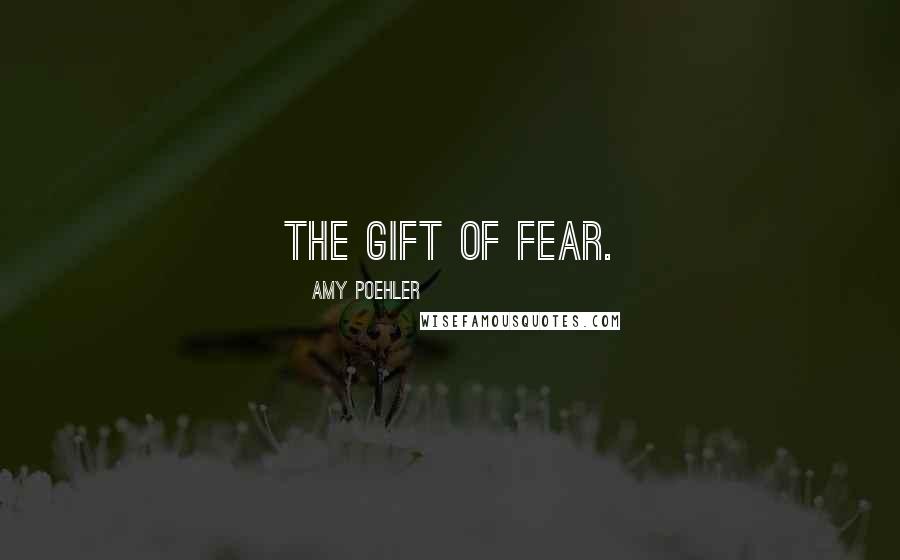 Amy Poehler Quotes: The Gift of Fear.