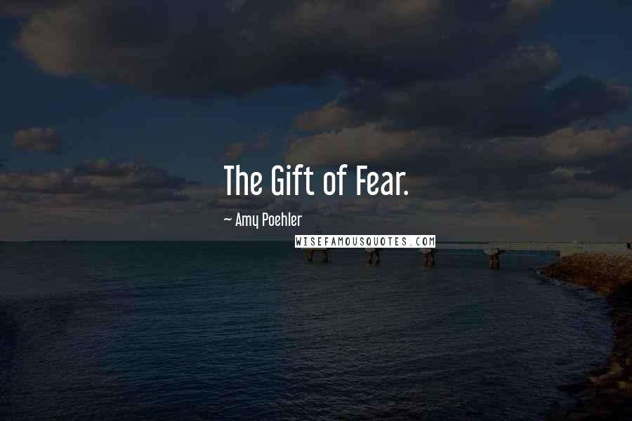 Amy Poehler Quotes: The Gift of Fear.