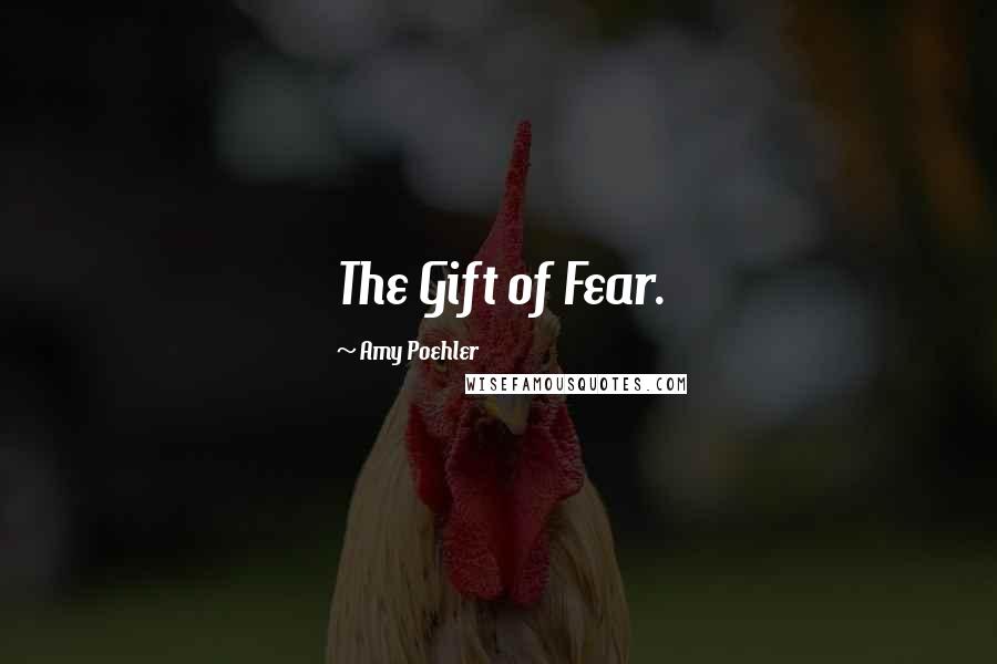 Amy Poehler Quotes: The Gift of Fear.