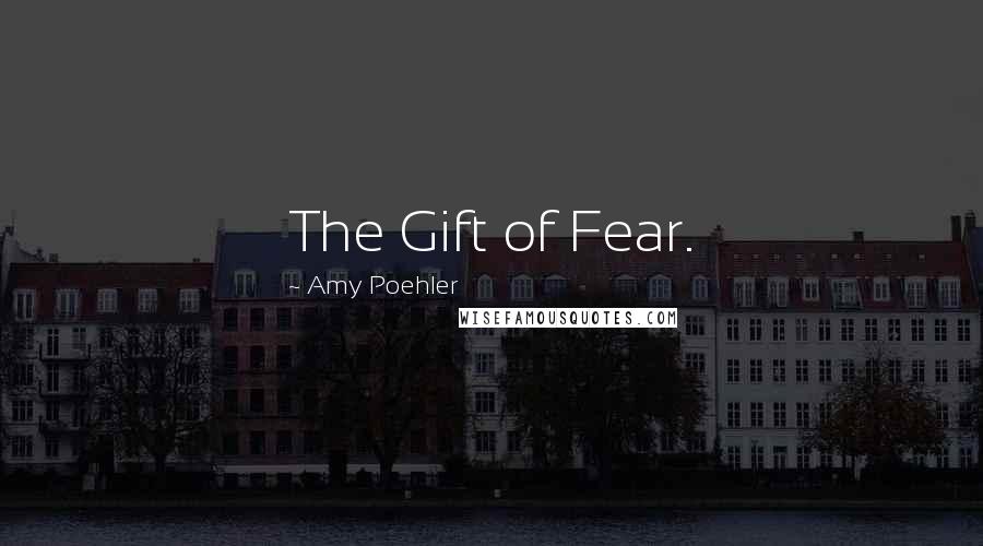 Amy Poehler Quotes: The Gift of Fear.