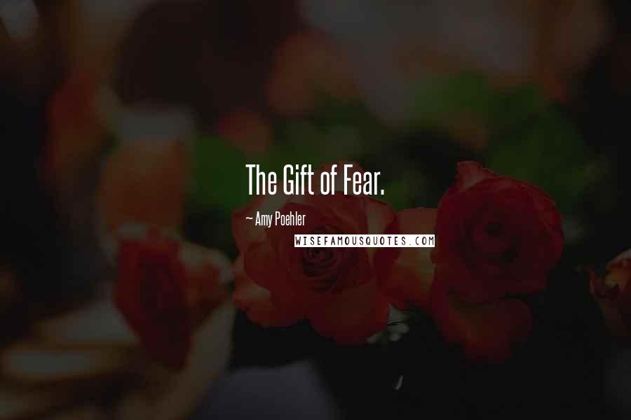 Amy Poehler Quotes: The Gift of Fear.