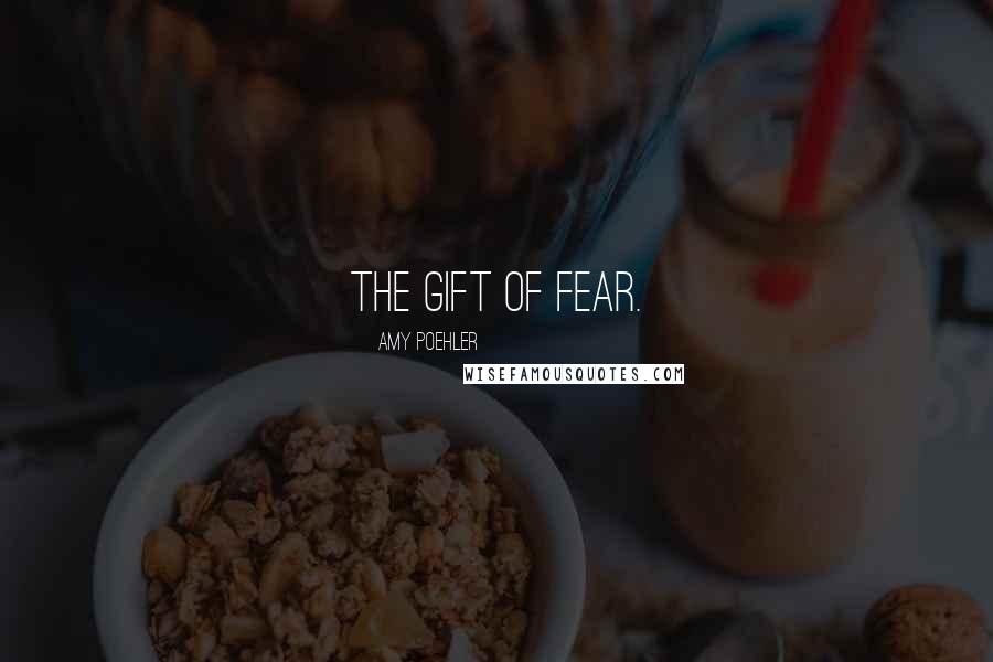 Amy Poehler Quotes: The Gift of Fear.