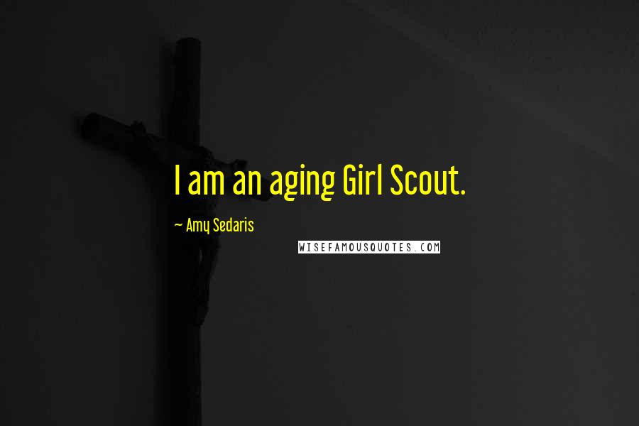 Amy Sedaris Quotes: I am an aging Girl Scout.