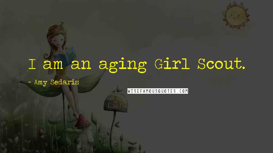 Amy Sedaris Quotes: I am an aging Girl Scout.