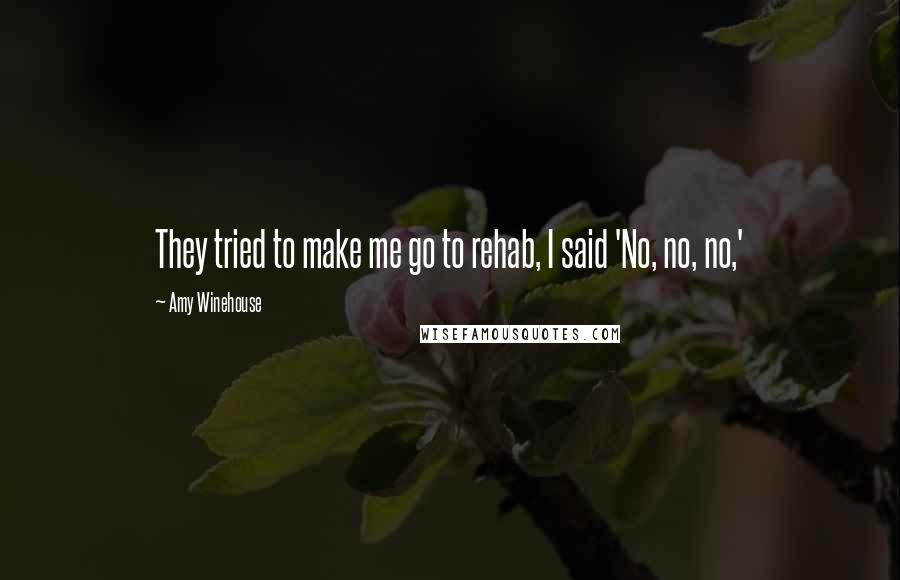Amy Winehouse Quotes: They tried to make me go to rehab, I said 'No, no, no,'