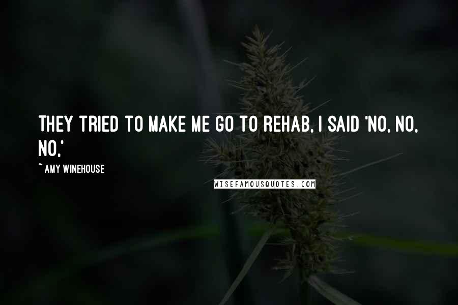 Amy Winehouse Quotes: They tried to make me go to rehab, I said 'No, no, no,'