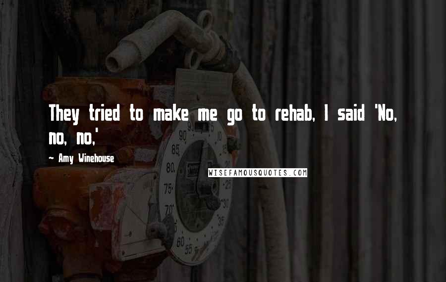 Amy Winehouse Quotes: They tried to make me go to rehab, I said 'No, no, no,'