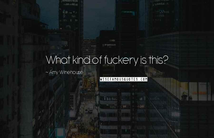 Amy Winehouse Quotes: What kind of fuckery is this?