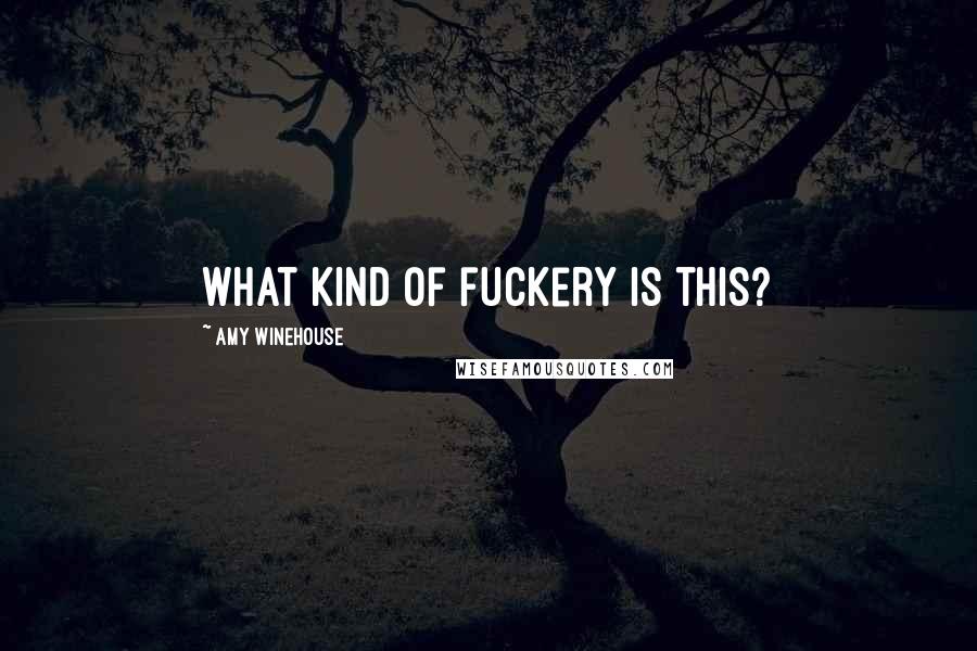 Amy Winehouse Quotes: What kind of fuckery is this?