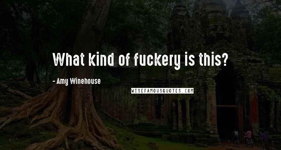 Amy Winehouse Quotes: What kind of fuckery is this?