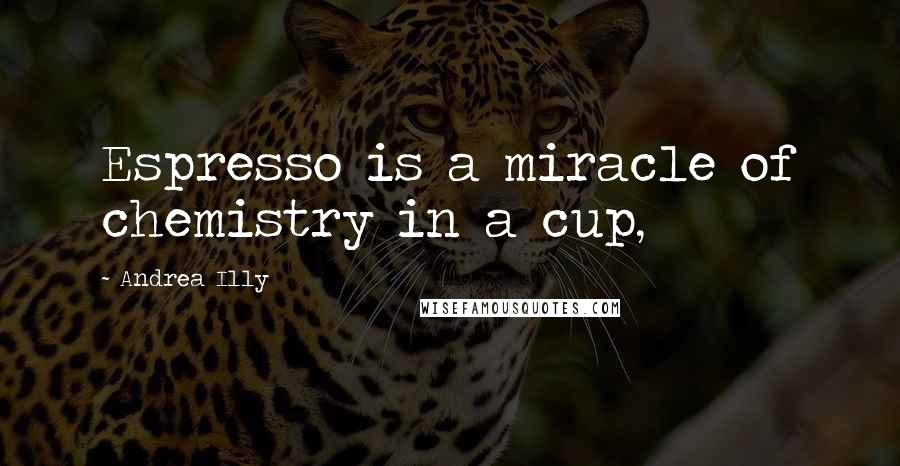 Andrea Illy Quotes: Espresso is a miracle of chemistry in a cup,