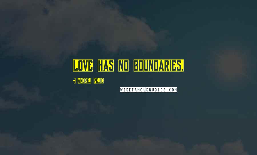 Andrej Pejic Quotes: Love has no boundaries.