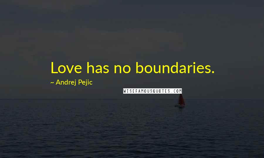 Andrej Pejic Quotes: Love has no boundaries.