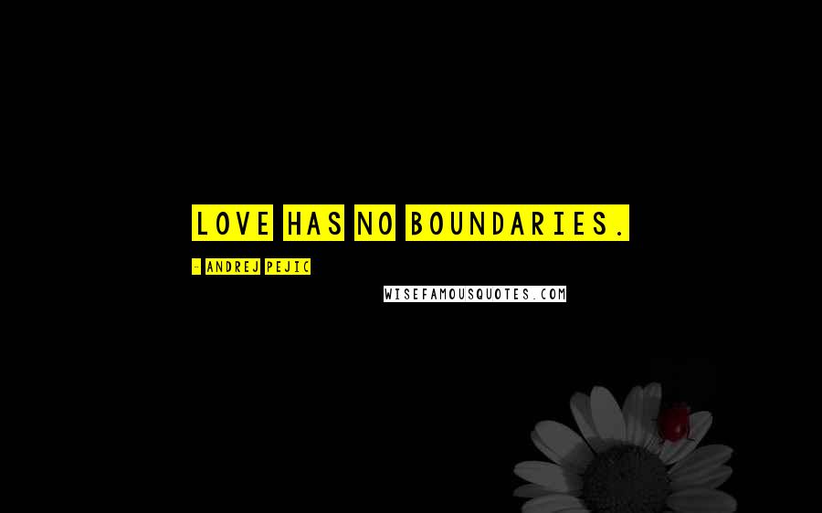 Andrej Pejic Quotes: Love has no boundaries.