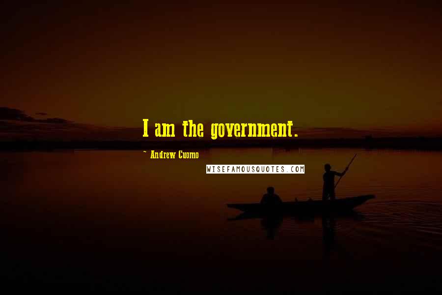 Andrew Cuomo Quotes: I am the government.