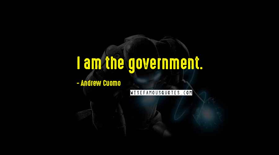 Andrew Cuomo Quotes: I am the government.