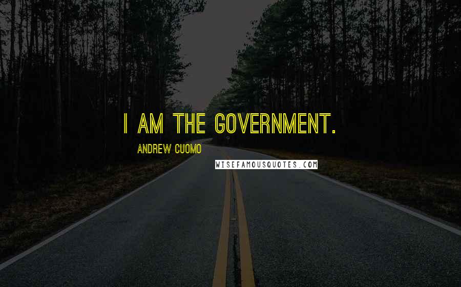 Andrew Cuomo Quotes: I am the government.