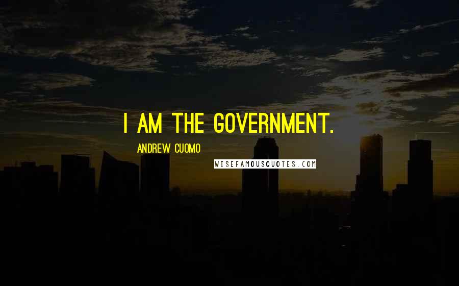 Andrew Cuomo Quotes: I am the government.