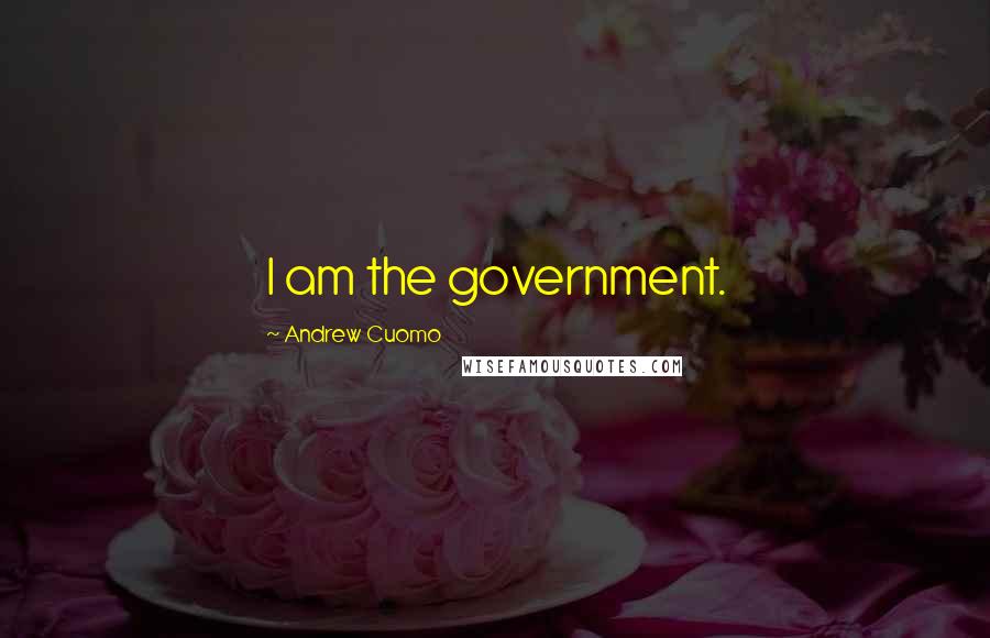 Andrew Cuomo Quotes: I am the government.