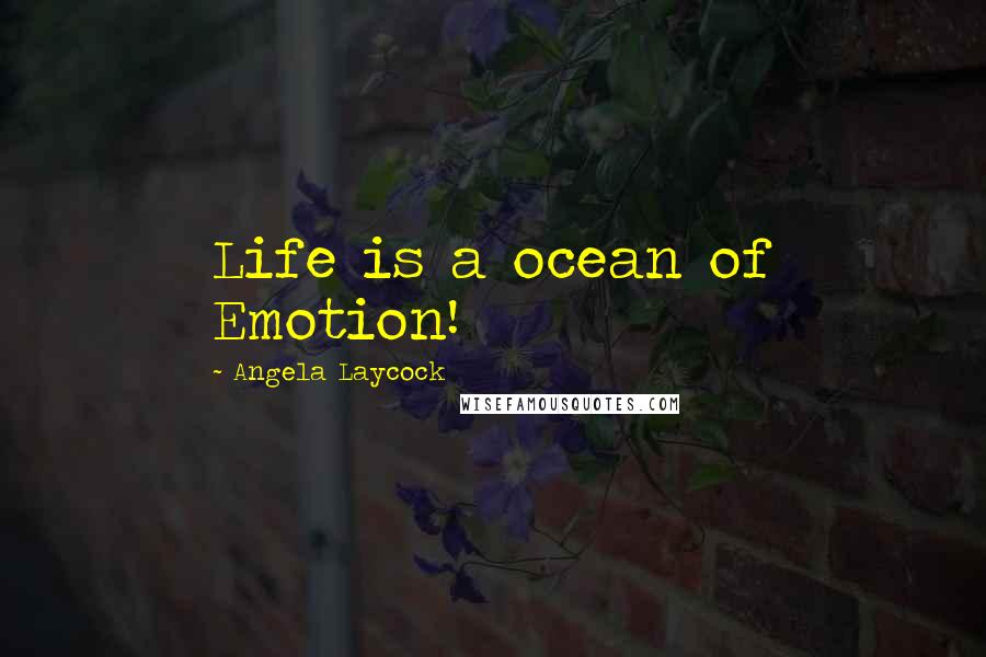 Angela Laycock Quotes: Life is a ocean of Emotion!