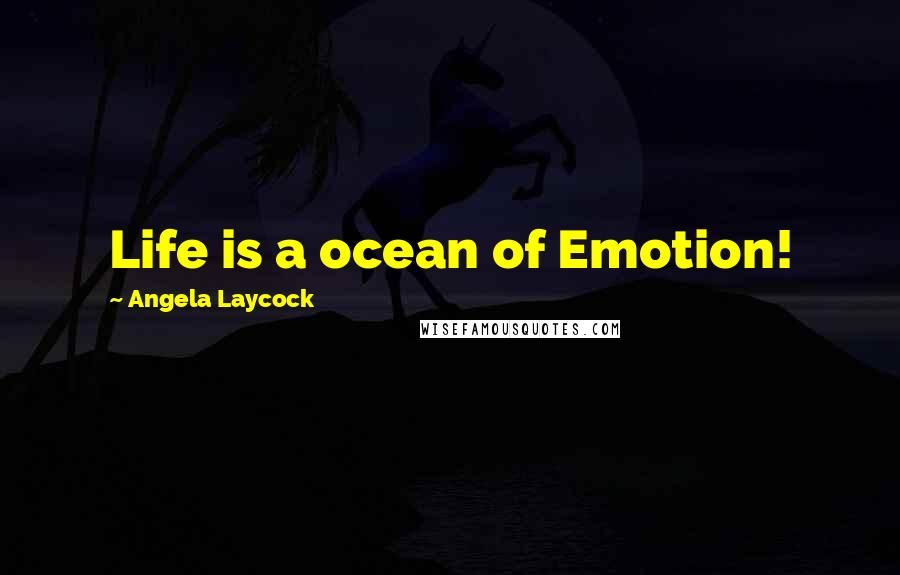 Angela Laycock Quotes: Life is a ocean of Emotion!
