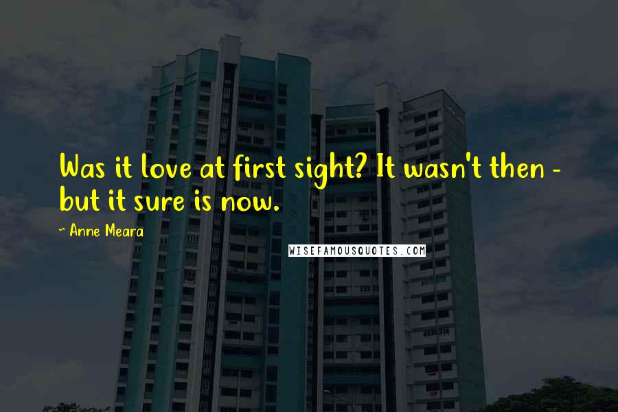 Anne Meara Quotes: Was it love at first sight? It wasn't then - but it sure is now.