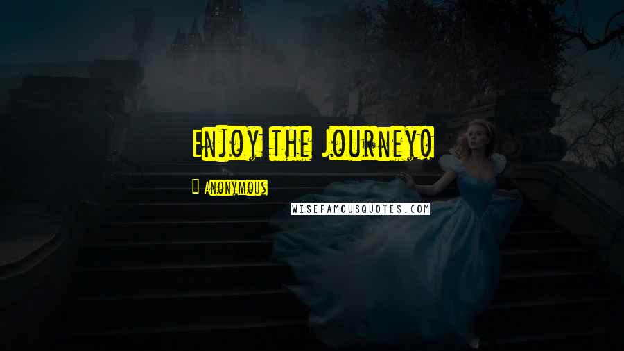 Anonymous Quotes: Enjoy the Journey!