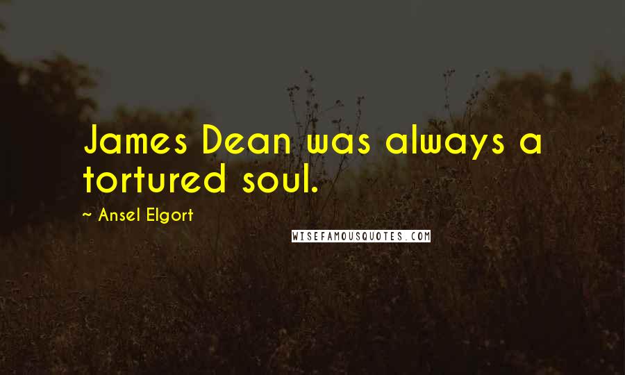 Ansel Elgort Quotes: James Dean was always a tortured soul.